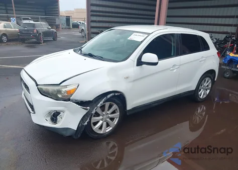 2014 Mitsubishi Outlander Sport Se from USA, damaged, VIN 4A4AP4AU9EE020209
